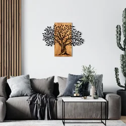 Wallity Zidna dekoracija 72x58 cm braon