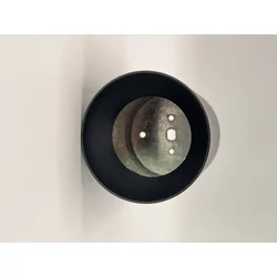 TOTETM TIM Nadgradna rozetna prazna GU10, TLM-PR12-T70BK, Krug, Crna