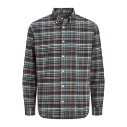 Jack & Jones Junior Srajca JPRBLUSTANLEY pesek/mornarska/azur/temno zelena