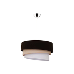 Duolla - Luster na sajli TRIO 1xE27/40W/230V pr. 45 cm braon/bež/bela