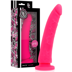 DELTA Silikonski dildo 18 cm - Delta Club Toys, rozi