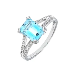 DIAMANT LETERNEL Prstan srebrna