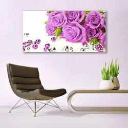 tulup.si Slika na platnu Vrtnice cvetje 125x50 cm