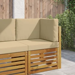 Jastuk za vanjsku sofU 3 pcs Bež Poliester