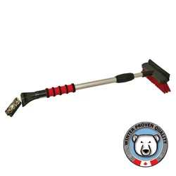 Ice scraper with brush and squeegee (58-91 cm)