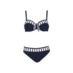 SUNFLAIR Bikini mornarska/bela
