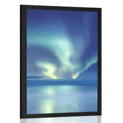 Plakat severni sij nad oceanom - 40x60 no frame