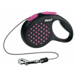 Flexi Povodac Design XS Cord 3m - Roze