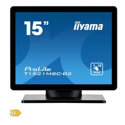 IIYAMA ProLite T1521MSC-B2 38cm (15) TN LED LCD XGA P-CAP zvočniki na dotik informacijski/interaktivni monitor