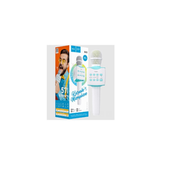 MIKROFON BEZICNI HOCO BK5 KARAOKE 1200mAH CANTANDO BLUE
