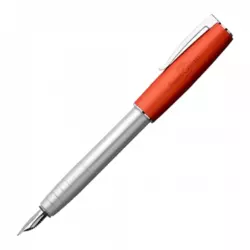 FABER-CASTELL Nalivpero Loom Metallic Orange 149220 Narandžasta/Srebrna, Srednje tanki vrh (Medium)