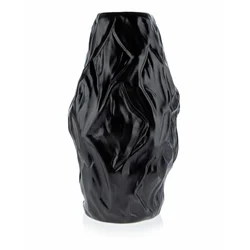shumee Louis Black vaza 29 cm, črna