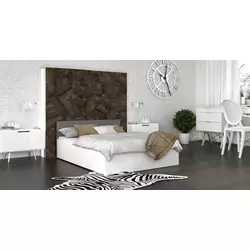 Dvižna postelja Panama plus - 160x200 cm siva