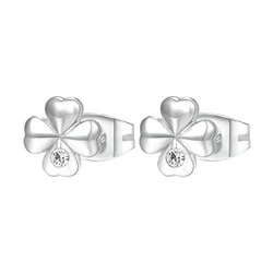 Brosway Nežni jekleni uhani Four Leaf Chakra BHKE042