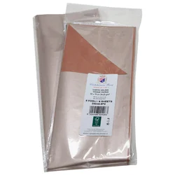 PAPIR UKRASNI TISSUE 50X75CM PK6 CARTOTECNICA ROSSI Z8045 METALIK BAKRENO-PLATINASTI BLIS.