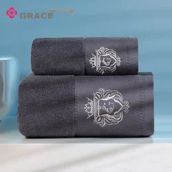 Grace Set peškira, 2 komada, Tamnosivi