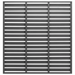 Panel za ogradu WPC 180 x 180 cm sivi