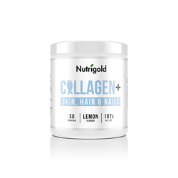 Nutrigold Collagen+ za kožu, kosu i nokte 187g limun - Nutrigold