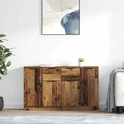 Komode 2 pcs Staro drvo 60 x 30 x 70 cm Konstruirano drvo