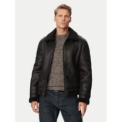 Guess Umetni kožuh M6BL40 W4152 Črna Regular Fit