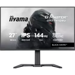 Iiyama 27 IPS Gaming, G-Master Black Hawk, G-SYNC Compatible, 2560x1440 144Hz, 300cd/m2, HDMI, DisplayPort, 1ms MPRT, Adaptive Sync, Speak