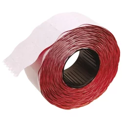 ETIKETE U ROLI 26X16MM OBLE DVOREDNE PK36 PRINTEX CRVENE