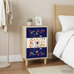 Vidaxl Nočna omarica MAINZ 2 kos Sonoma hrast 36 x 33 x 60 cm