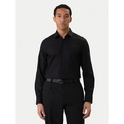 HUGO Srajca Kenno 50555295 Črna Slim Fit