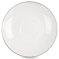 shumee Majhen bel porcelanast krožnik za prigrizke 15 cm
