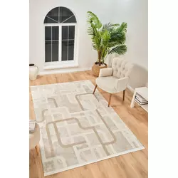 Conceptum Hypnose Tepih Boyut By002, 200x400 cm, Krem-beli