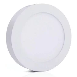 LAMBARIO LED panel, 6W, Nadgradni, Krug, Beli