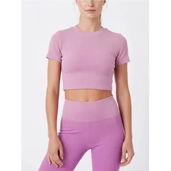 Sinsay - Rebrasti sportski top - pastelno roze