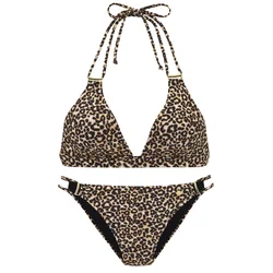 LASCANA Bikini kremna/rjava/črna