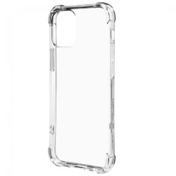 Silikonska futrola s ojačanim rubovima za Apple iPhone 12 Pro Max - Prozirna KP23558