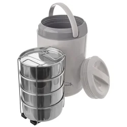 shumee Termo pločevinka za kosilo, 4-nadstropna, 4 x 800 ml