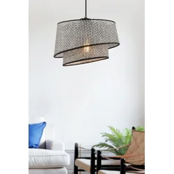 Opviq Luster Barette Hazeran , 32x32cm, Crni