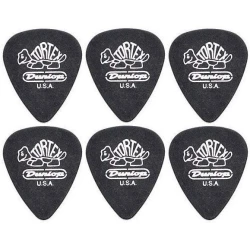 Dunlop 488R 0.88 Tortex Black Gold Standard 6 Pack