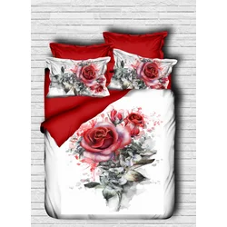Lessentiel Maison Posteljina 123, 200x220cm, Belo-crvena