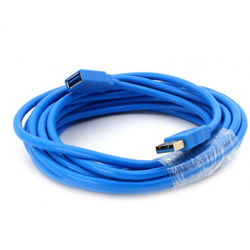 3G (81916) kabl USB 3.0 (muški) na USB 3.0 (ženski) 5m plavi