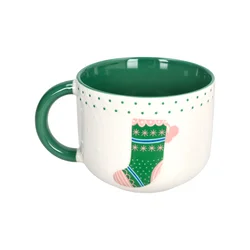 Tognana Šolja New Milk&C Chalet, Sa motivom čarape, 57 cl, Šarena