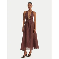 Bardot Cocktail obleka Cavarly 60361DB Rjava Regular Fit