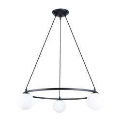 Sollux SL.1213 - Luster na sajli YOLI 3xG9/8W/230V, crne boje