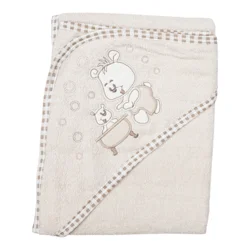 Peškir sa kapuljačom za bebe 100x100