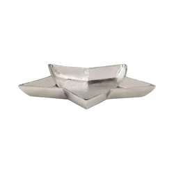Eglo 427425 - Dekorativna tača AMBOLOSY 30x32 cm srebrne boje