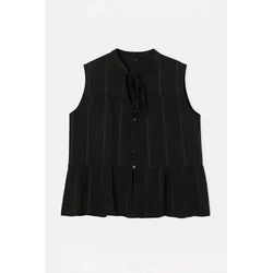 Trendyol Curve Ženska bluza Tbbss26Af00129, Crna