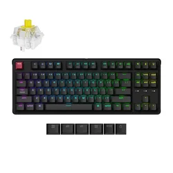 Tastatura Keychron C3 Pro 8K (C3PX-H4) Wired / 80% / Banana Switch / Black