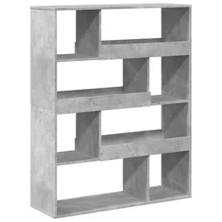 Sobna pregrada boja betona 100x33x125,5 cm konstruirano drvo