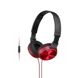 SONY slušalke MDRZX310R, rdeče