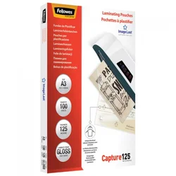 Folija za plastificiranje 125my A3 sjajna pk100 Fellowes