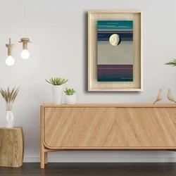Wallity Dekorativna uramljena slika, 43x63cm, Šarena